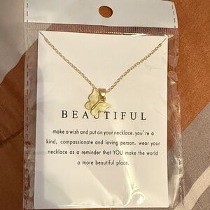 Gold Butterfly Necklace